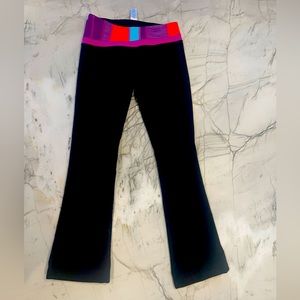 Iviva by Lululemon Black Yoga Pants - Flare Leggings (12)